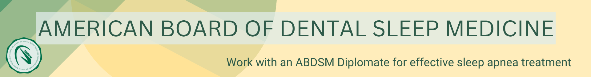 American Board of Dental Sleep Medicine